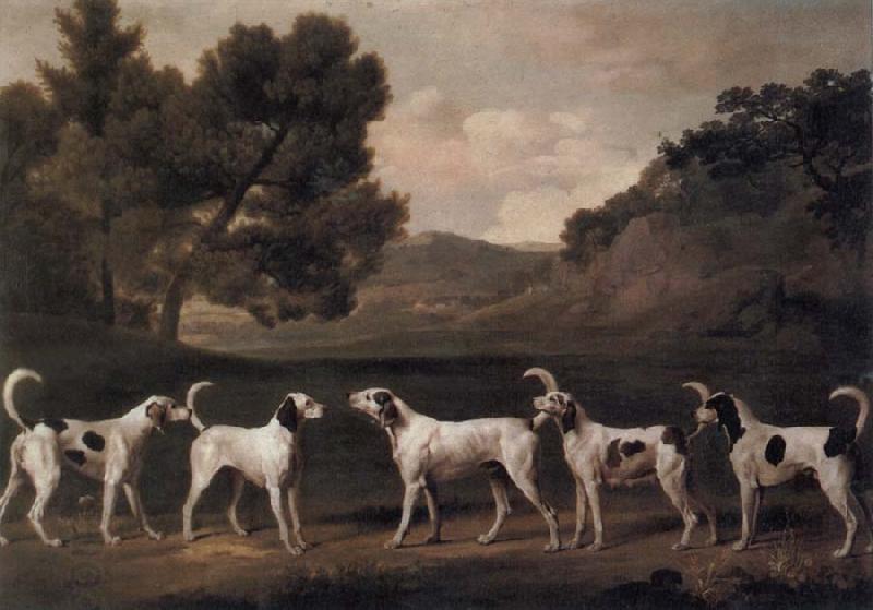 George Stubbs Foxhounds in a Landscape China oil painting art